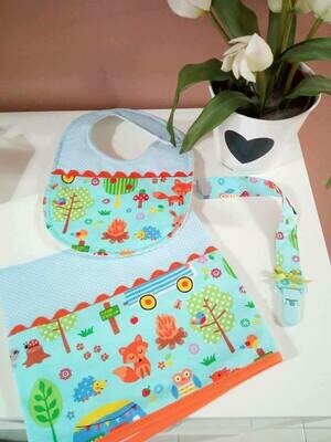 Fralda raposinhas no bosque Fralda raposinhas no bosque