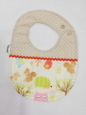 Babete coruja/ floresta Babete coruja/ floresta