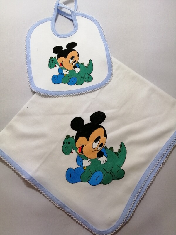 Fralda  Mickey (J)com dinossauro