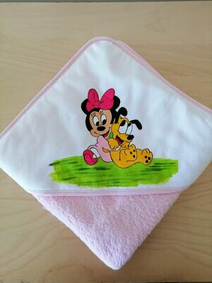Toalha de banho minnie e pluto Toalha de banho minnie e pluto