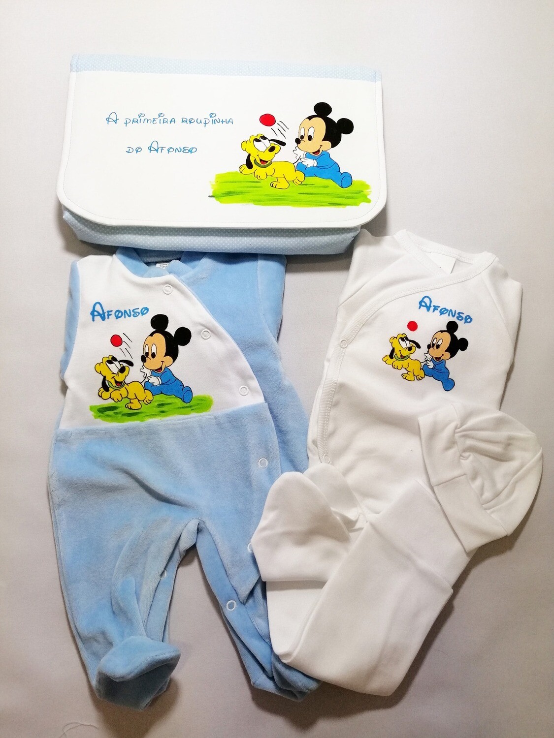 Conjunto primeira roupinha mickey