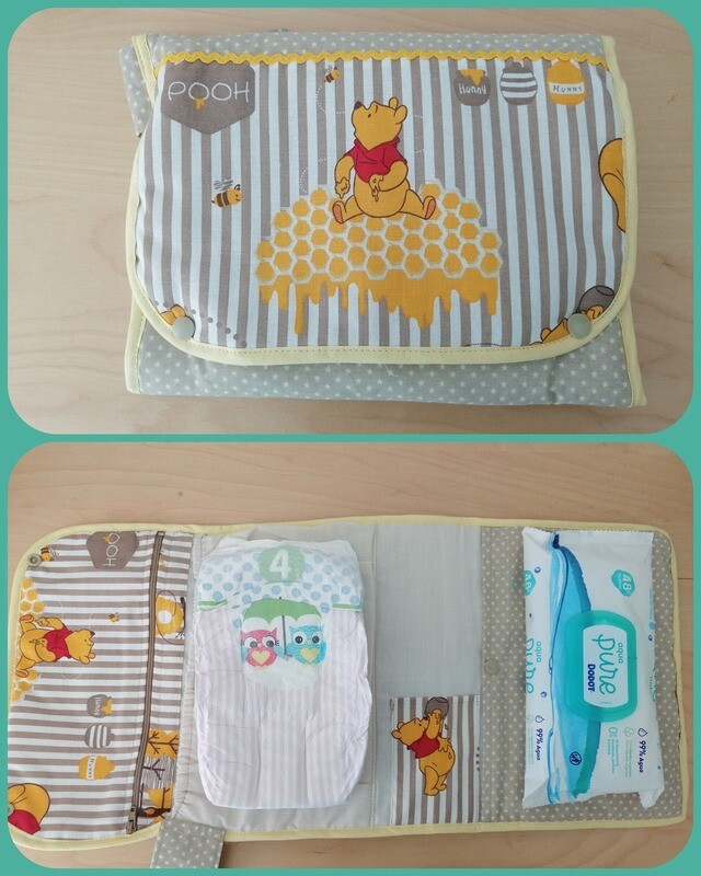 Bolsa porta tudo Winnie the pooh