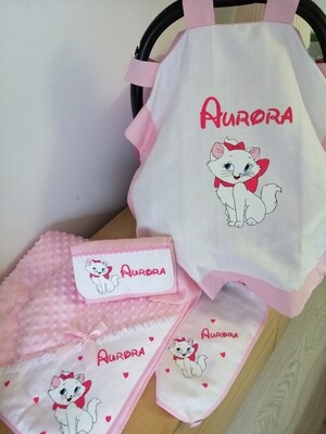Conjunto  gata Marie