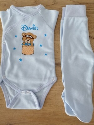 Body+ calça ursinho no balão Body+ calça ursinho no balão