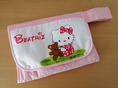 Bolsa porta tudo  hello kitty