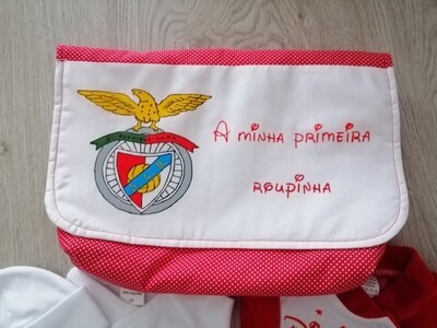 Saco primeira roupinha benfica