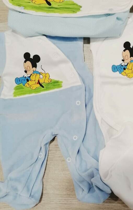 Fatinho mickey e pluto a brincar