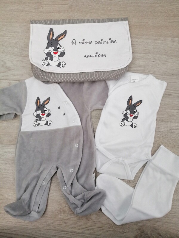 Conjunto primeira roupinha bugs bunny
