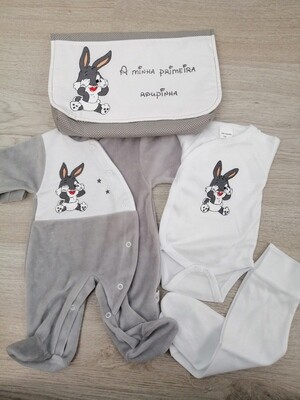 Conjunto primeira roupinha bugs bunny