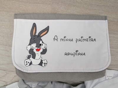 Saco primeira roupinha bugs bunny