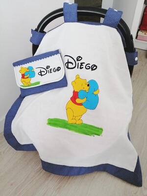 Fralda ovo winnie the pooh