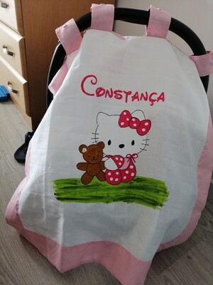 Fralda ovo hello kitty