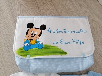 Saco primeira roupinha mickey Saco primeira roupinha mickey