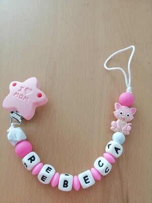 Prende chucha e mordedor silicone