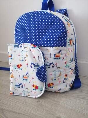 Mochila camiões construção Mochila camiões construção