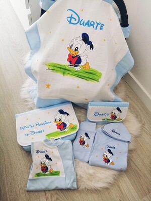 Porta toalhitas pato Donald