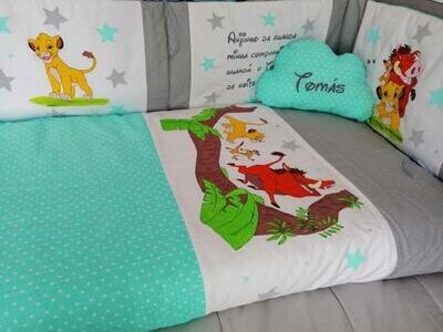 Edredon rei Leão Edredon rei Leão