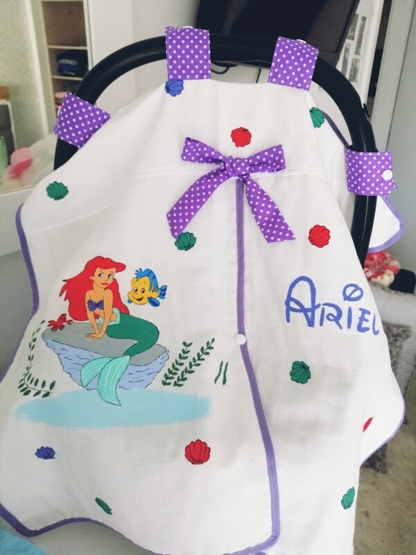 Fralda ovo pequena sereia ARIEL