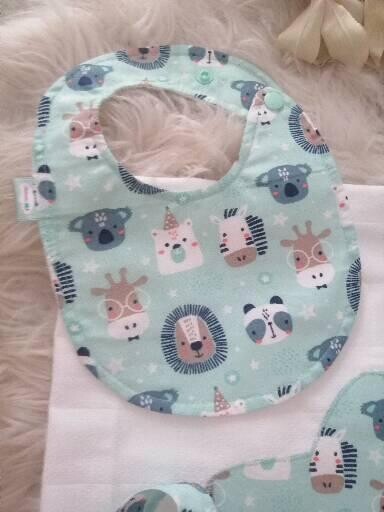 Babete animais em festa Babete animais em festa