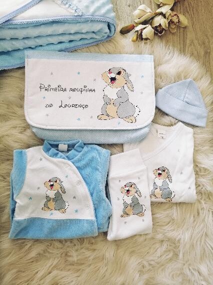 Conjunto primeira roupinha tambor