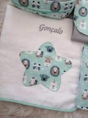 Fralda animais em festa Fralda animais em festa