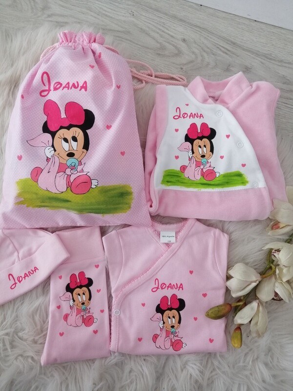 Conjunto primeira roupinha minnie