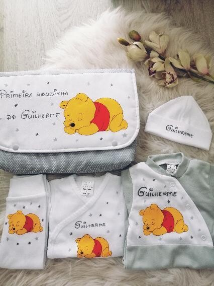 Conjunto primeira roupinha Winnie the pooh (WP4)
