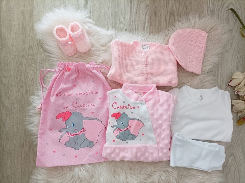 Conjunto primeira roupinha Dumbo