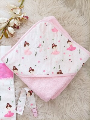 Toalha banho bailarinas e cisnes Toalha banho bailarinas e cisnes