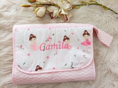 Bolsa porta tudo princesas e cisnes ( ref. 168) Bolsa porta tudo princesas e cisnes ( ref. 168)