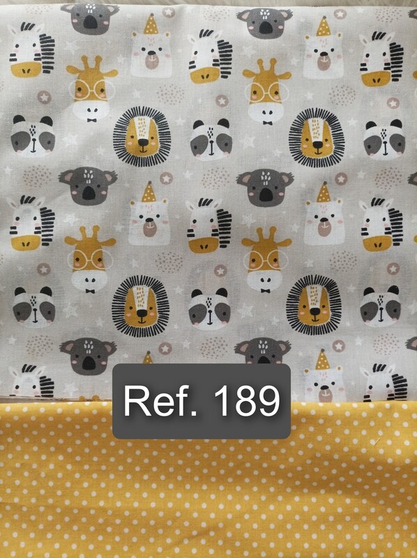 Bolsa porta tudo animais em festa ( ref.189)