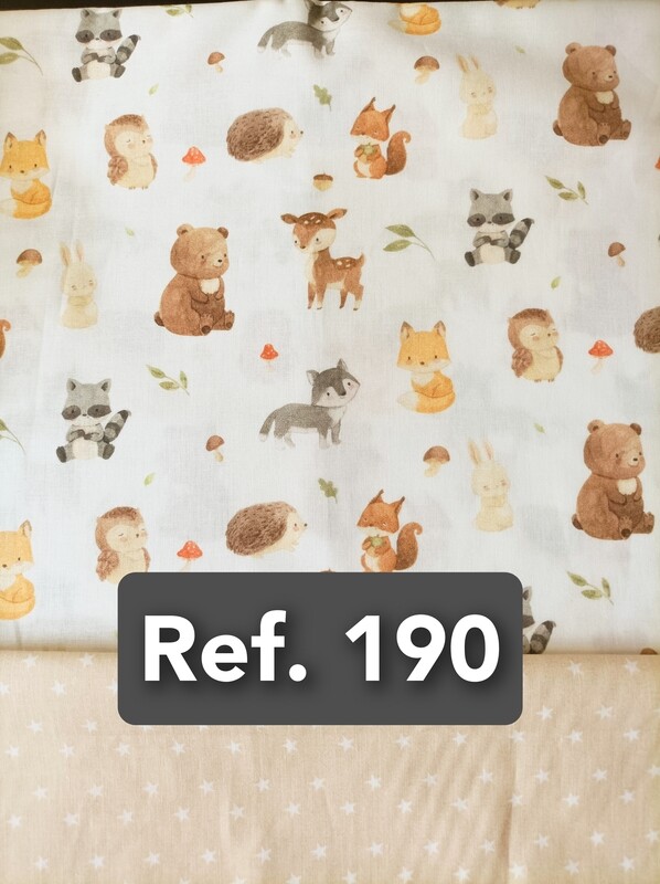 Bolsa porta tudo animais Bosque ( ref.190)