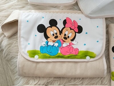 Bolsa porta tudo Mickey/ Minnie (O) Bolsa porta tudo Mickey/ Minnie (O)
