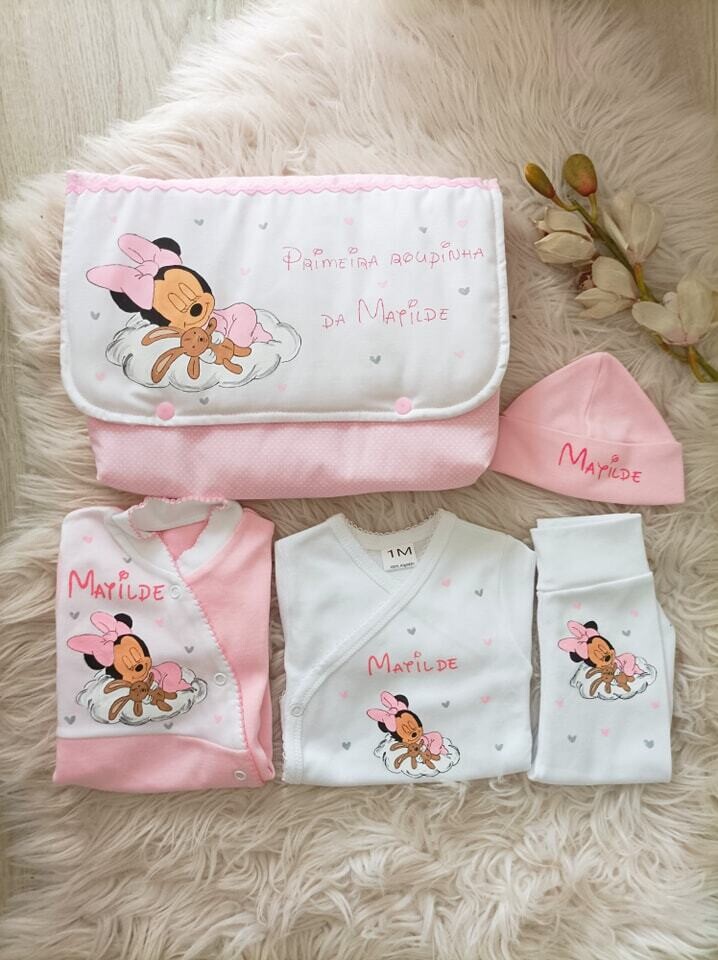 Conjunto primeira roupinha minnie