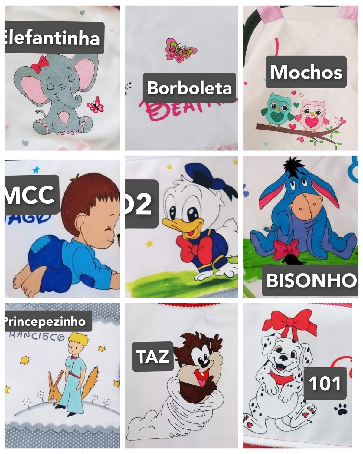 Saco taleigo escolha o seu desenho Saco taleigo escolha o seu desenho