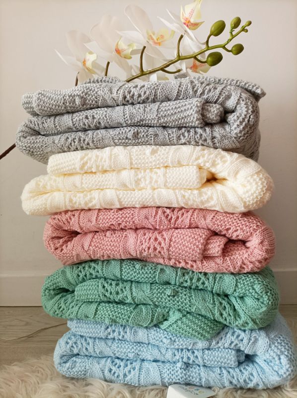 Mantinha dupla com trança