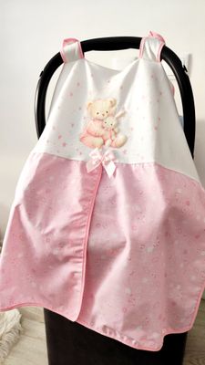 Fralda babycoque ursinho com pelinho