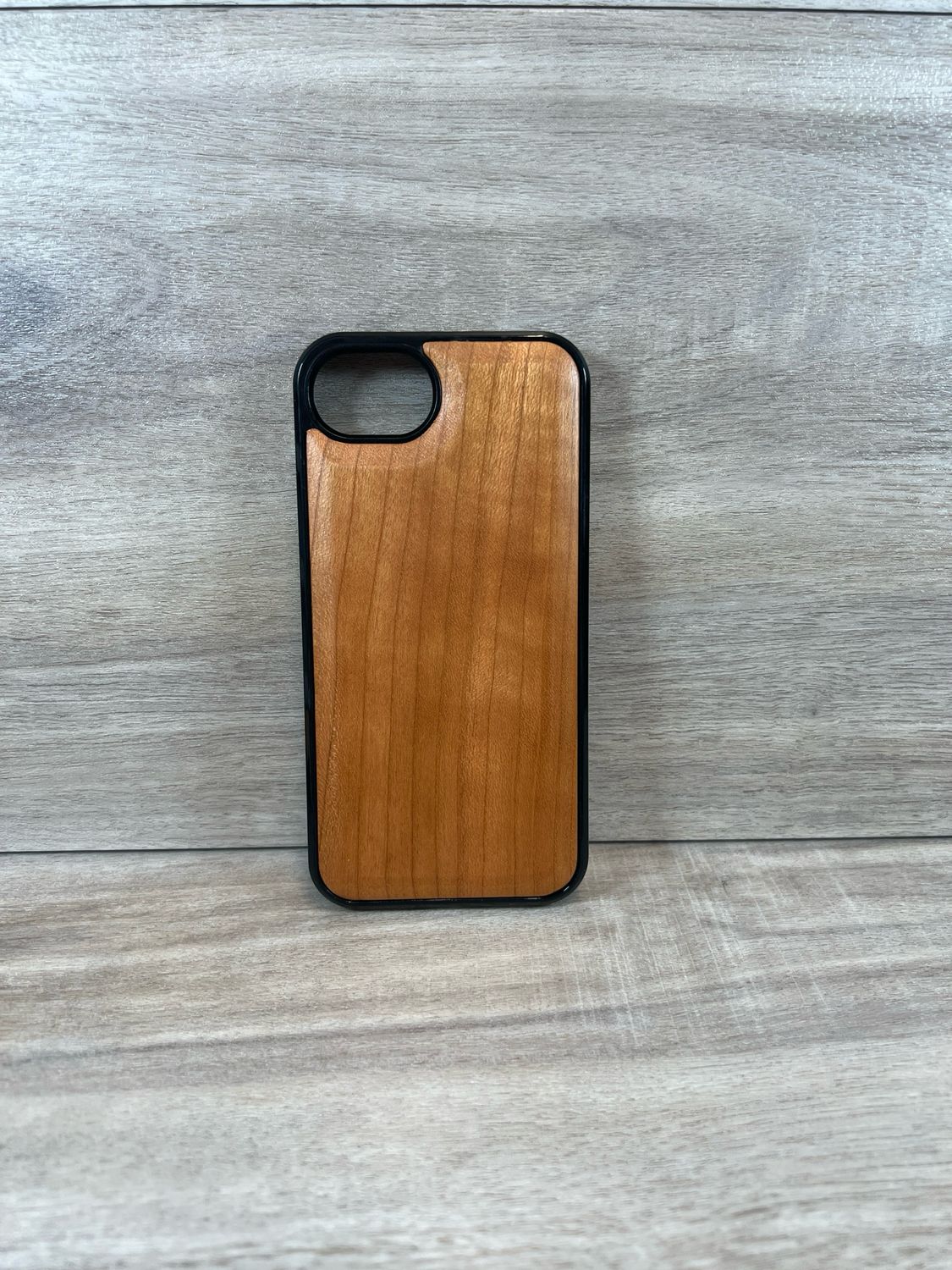 iPhone 16E Cherry Wood Case