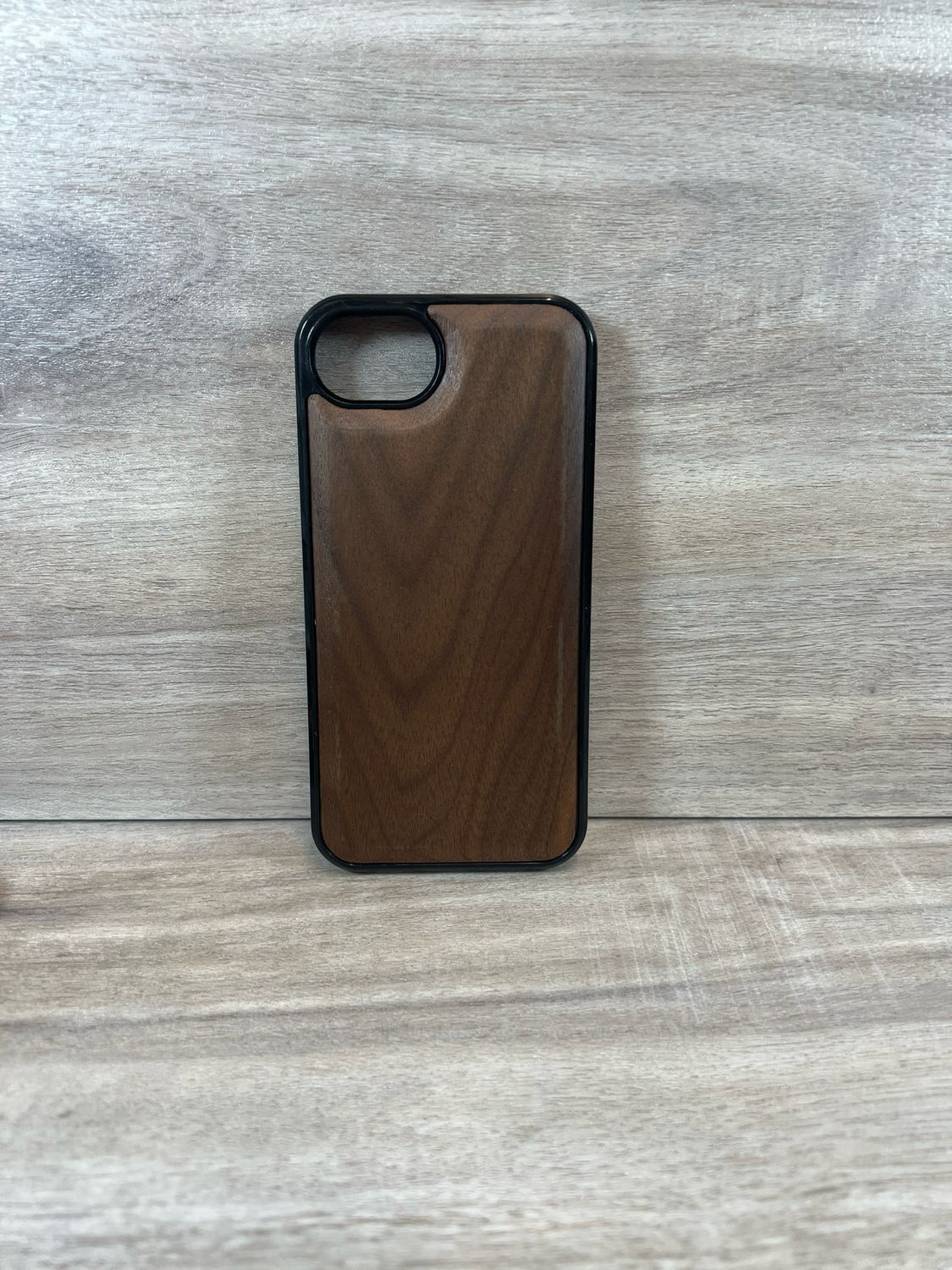 iPhone 16E Walnut Case