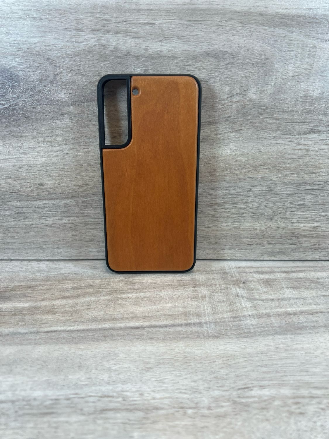 Galaxy S22 Plus Cherry Wood Case OPEN CAMERA