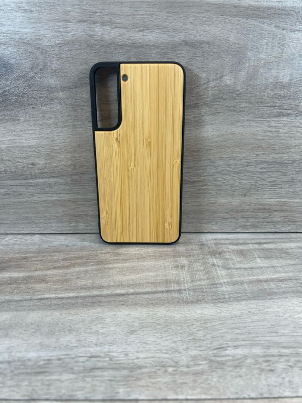 Galaxy S22 Plus Bamboo Wood Case OPEN CAMERA