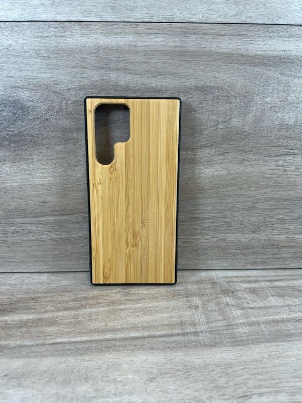 Galaxy S22 Ultra Bamboo Case OPEN CAMERA