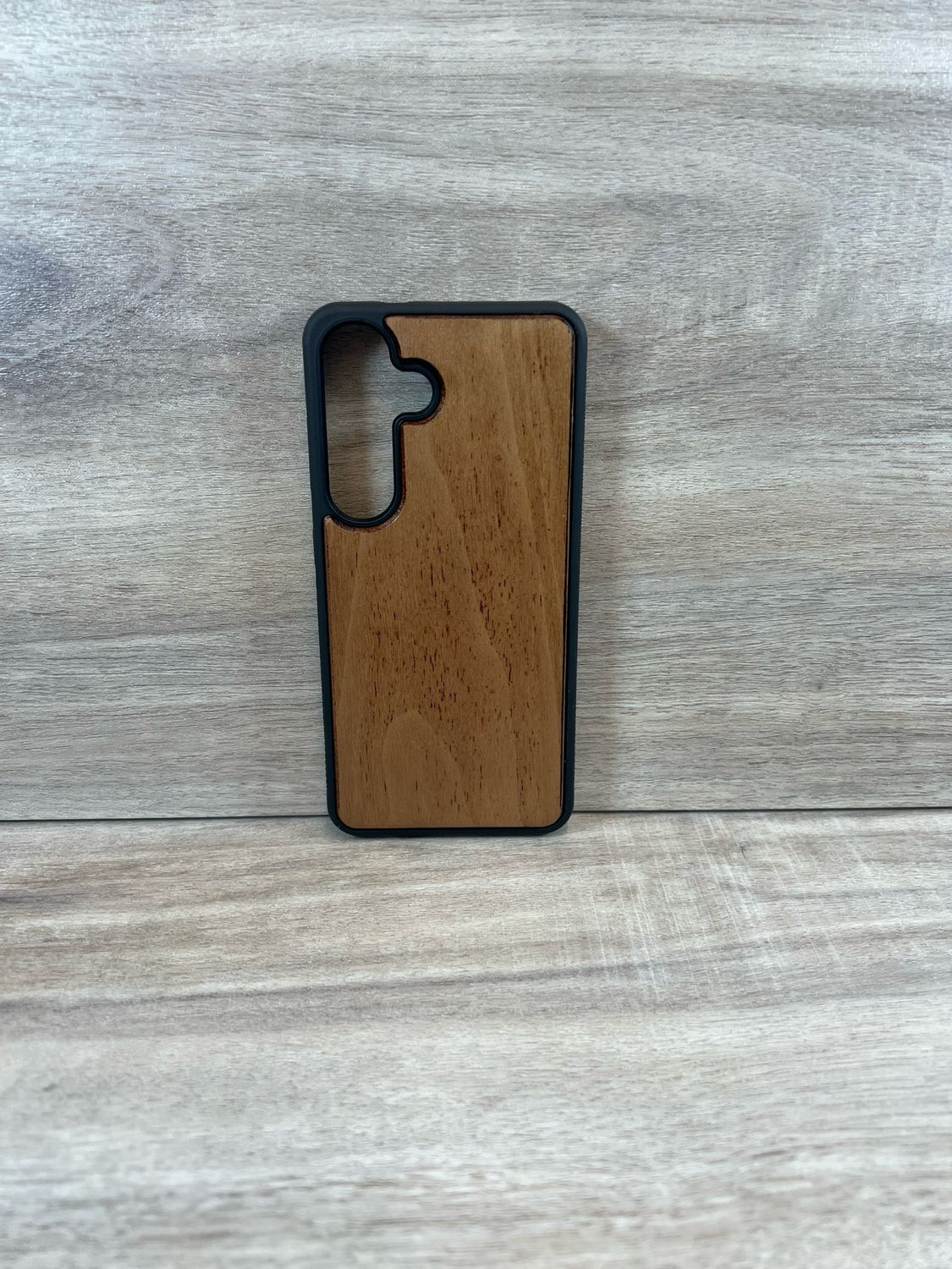 Galaxy S24/S25 Walnut Case OPEN CAMERA