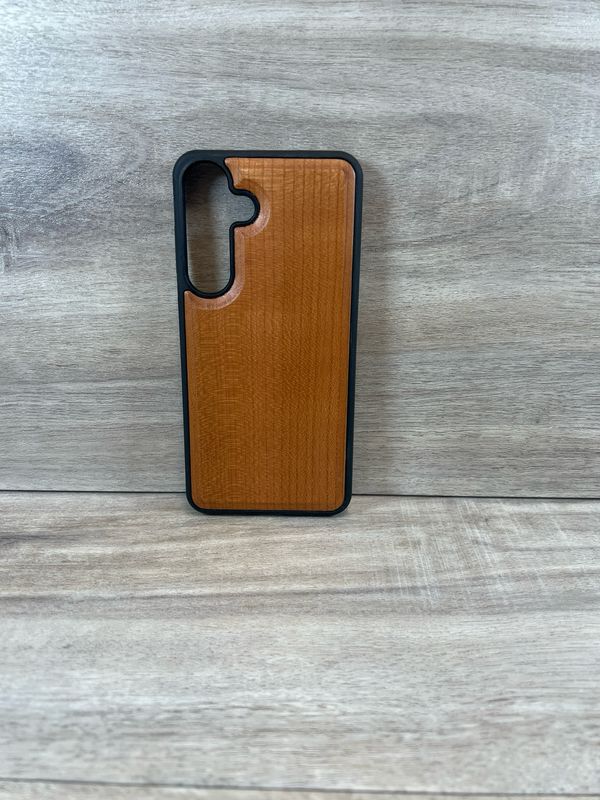 Galaxy S24 Plus/S25 Plus Cherry Wood Case OPEN CAMERA