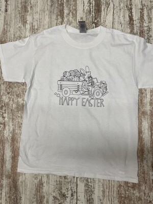 Youth Easter Coloring Shirts
