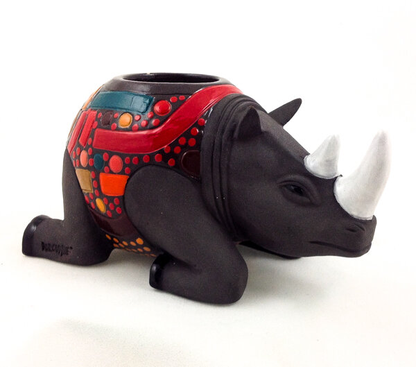 Rhino Candle Holder