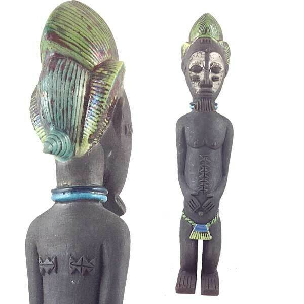 Baule Figure (Tall), Colour: green
