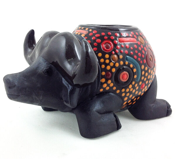 Buffalo Candle Holder