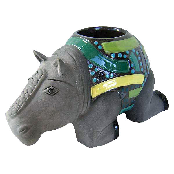Hippo Candle Holder