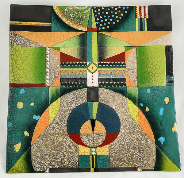 Plate Square Abstract